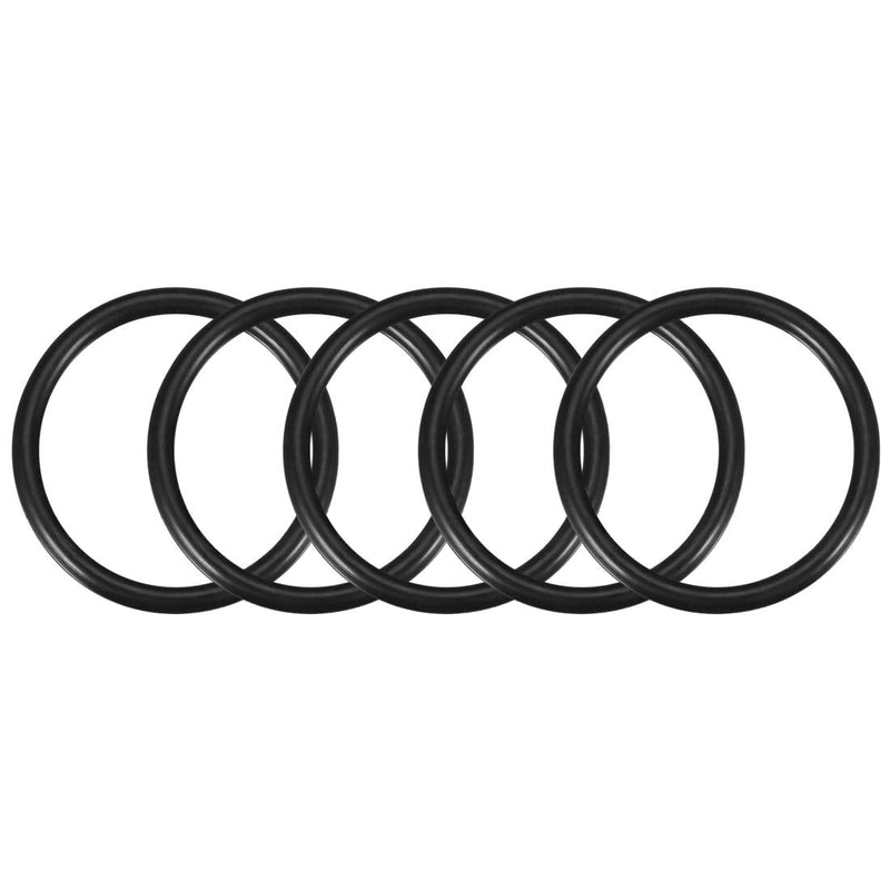 uxcell Nitrile Rubber O-Rings 65mm OD 55mm ID 5mm Width, Metric Sealing Gasket for Automotive Machine Plumbing, Pack of 5 55mmx65mmx5mm