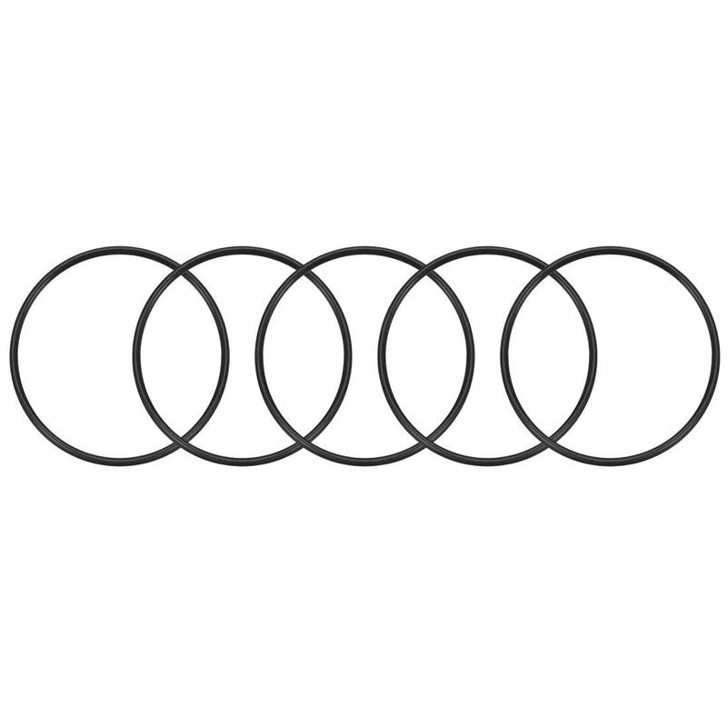 uxcell Nitrile Rubber O-Rings 60mm OD 54mm ID 3mm Width, Metric Sealing Gasket for Automotive Machine Plumbing, Pack of 5 54x60x3mm