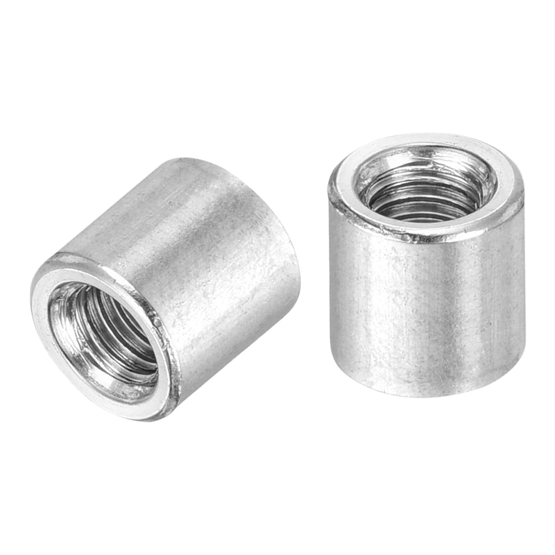 uxcell Round Weld Nuts, M5 x 8mm x 8mm Weld On Bung Female Nut Threaded - 201 Stainless Steel Insert Weldable 10pcs