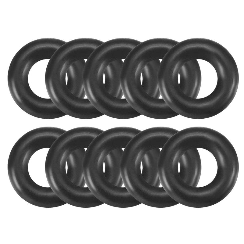 uxcell Nitrile Rubber O-Rings, 9mm OD 4mm ID 2.5mm Width, Metric Sealing Gasket, Pack of 10
