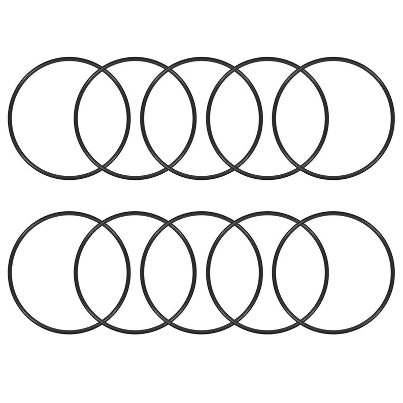 uxcell Nitrile Rubber O-Rings 54mm OD 50mm ID 2mm Width, Metric Sealing Gasket for Automotive Machine Plumbing, Pack of 10 50mmx54mmx2mm