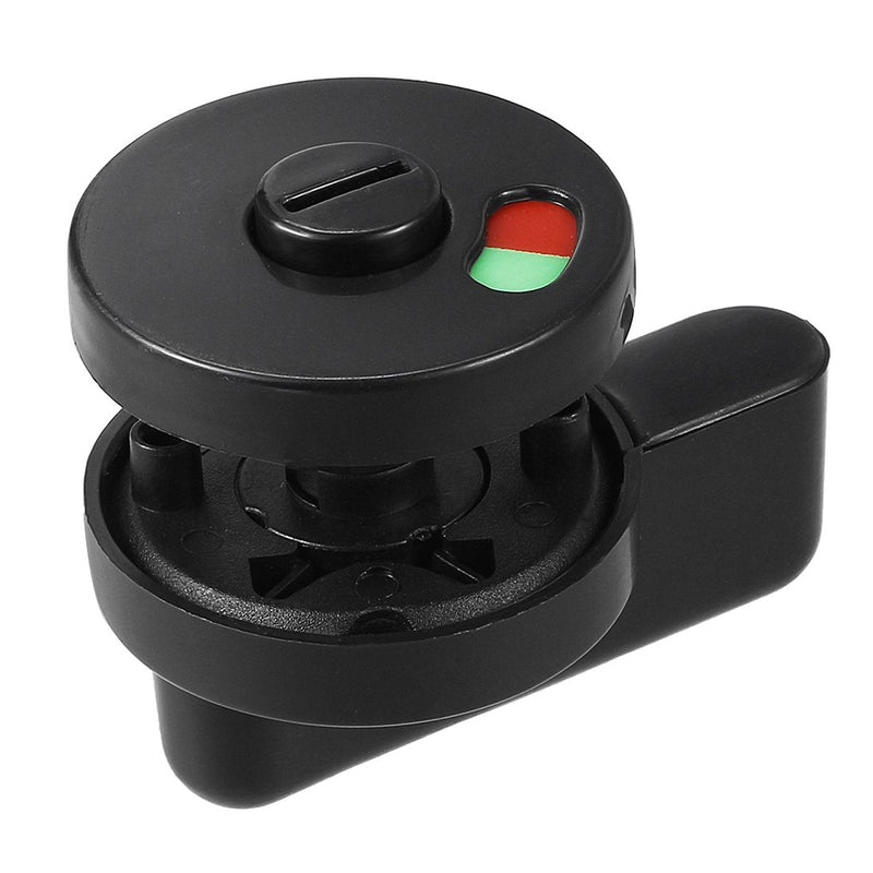 uxcell Privacy Indicator Door Lock 53mm Dia Plastic Nylon Indicating Lock for Public Partition Toilet Restroom Bathroom