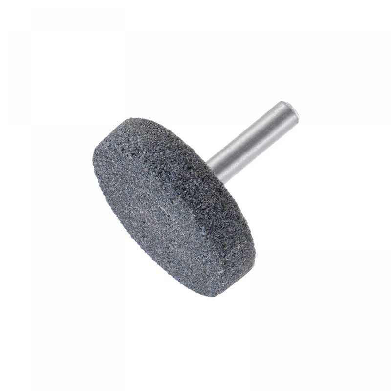 uxcell Mounted Grinding Stone 1/4" Shank 1.5-inch Dia Corundum Grinding Wheel Polishing Head for Rotary Tool