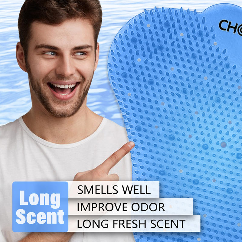 Urinal Screen Deodorizer 12 Pack,Urinal Cakes Deodorizer Bulk Urinal Mats Screens Scented Anti Splash Urinal Pads for Men Bathroom Office School (4 Pcs Ocean Breeze 4 Pcs Lemon 4 Pcs Orange)