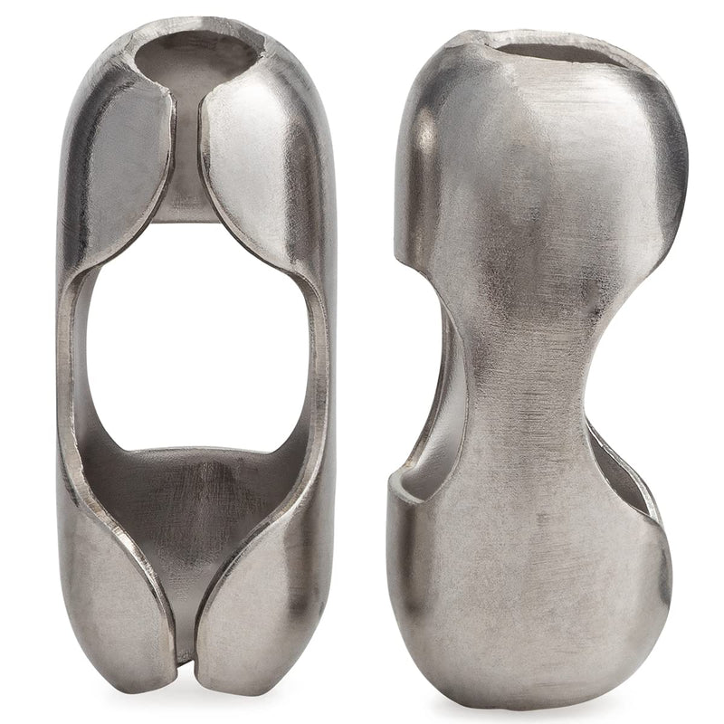 #10 B-Type Connector (100 Pack) for Beaded Ball Chain Outdoor/Indoor USA Made (Stainless Steel) Stainless Steel