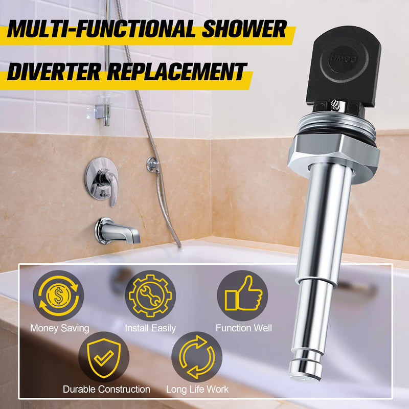 Enhon Push Button Diverter, Replacement for RP5649, Compatible with Delta Valve, Shower Replacement Parts, Shower Diverter Assembly for Use in Single Handle Tub and Shower