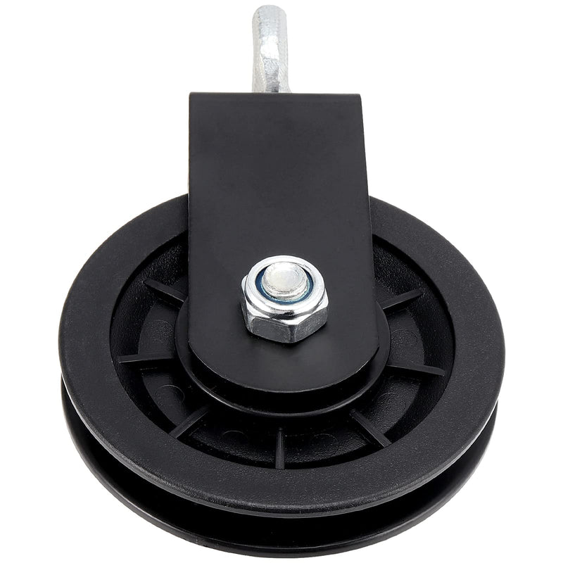 thumbnail image 2 of 4-Pack Silent Nylon Pulley Wheels 90mm - Gym Cable System Pulleys 350lb Capacity 2 of 12