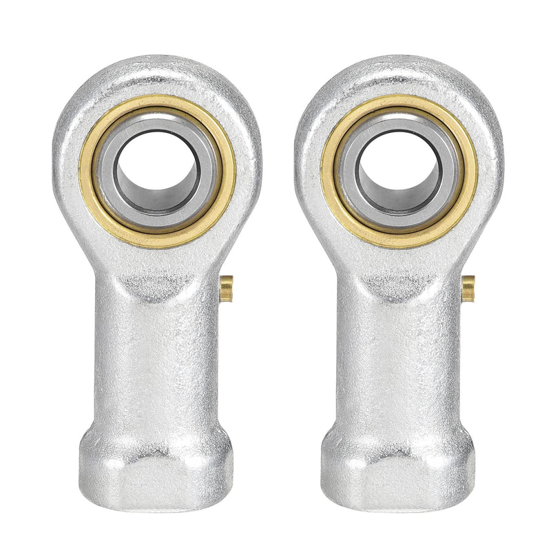 uxcell PHSB6 Rod End Bearings 3/8-inch Bore Pre-Lubricated Bearings 3/8-24 Female Thread Left Hand 2pcs 3/8"