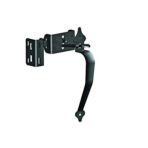 Ornamental Thumb Latch with 6" Lever & Handle (Black) NW38307