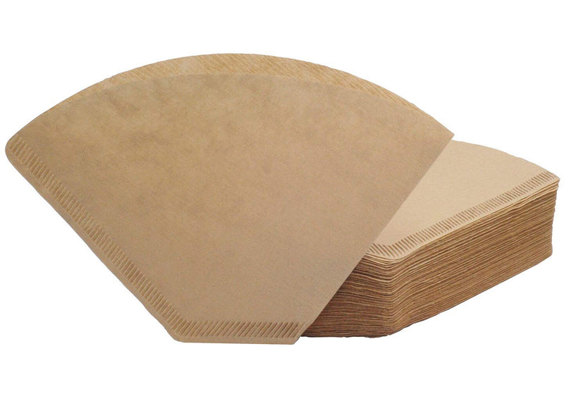 #4 Cone Coffee Filter 8-12 cup, Unbleached Natural Paper, No Blowout, Disposable for Pour Over and Drip Coffee Maker, 100 Count 100 Count boxed