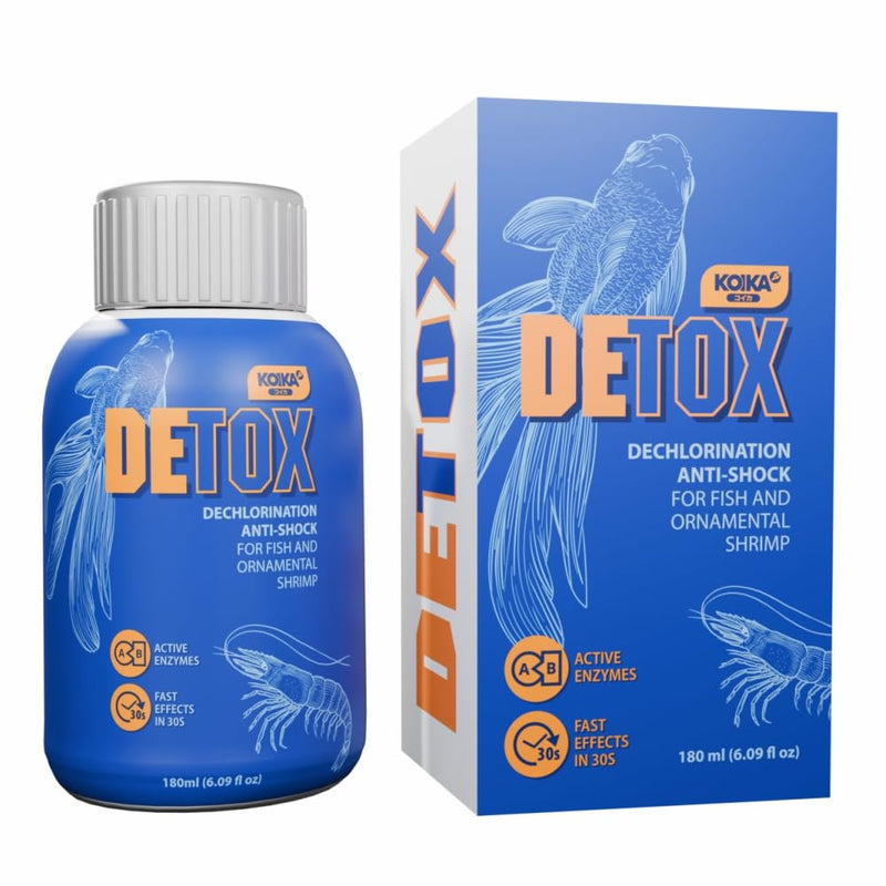 KOIKA Aquarium Water Conditioner for Fish Tank – Tap Water Dechlorinator & Clarifier, Anti-Shock for Fish & Ornamental Shrimp (180ml / 6.08 fl oz) 180ml (6.08 fl oz)