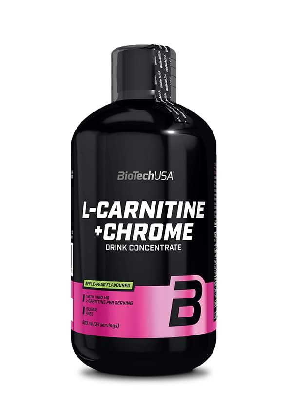 BioTechUSA L-Carnitine+Chrome, flavored drink with L-carnitine, chrome and sweeteners, 500 ml, orange - NewNest Australia