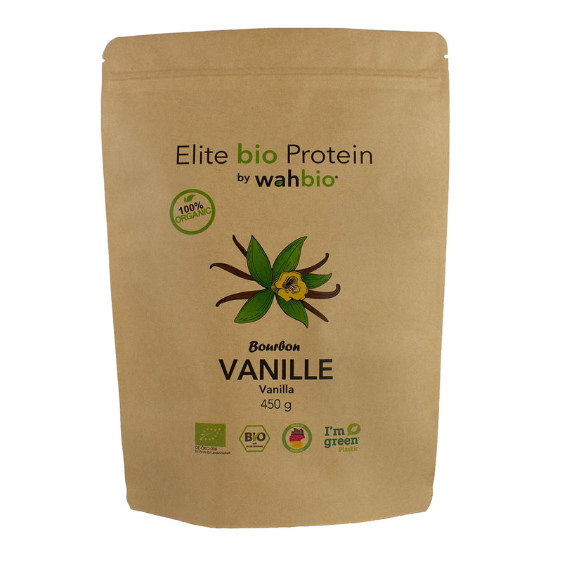 'Wahbio 100% Organic Protein Pure Neutral Taste 4 Components | Whey Protein Powder/Casein/Egg/Soy/Organic Protein Powder No Sugar/Sweetener Additives | Aspartame Free And Xanthan Free, , , - NewNest Australia
