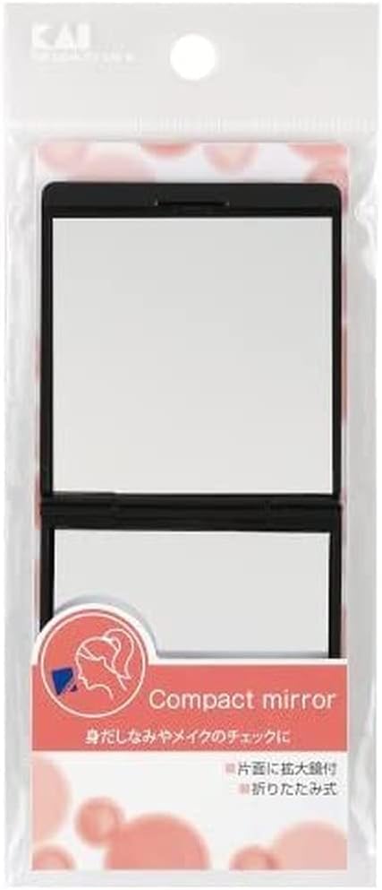 Kai HL0523 Compact Mirror Double-Sided Mirror with Magnifier - NewNest Australia