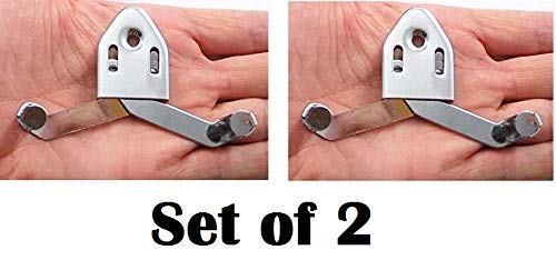 Mythrojan Metal Single Sword Vertical Wall Mount Universal Sword Holder Wall Display Silver (Set of 2) - NewNest Australia