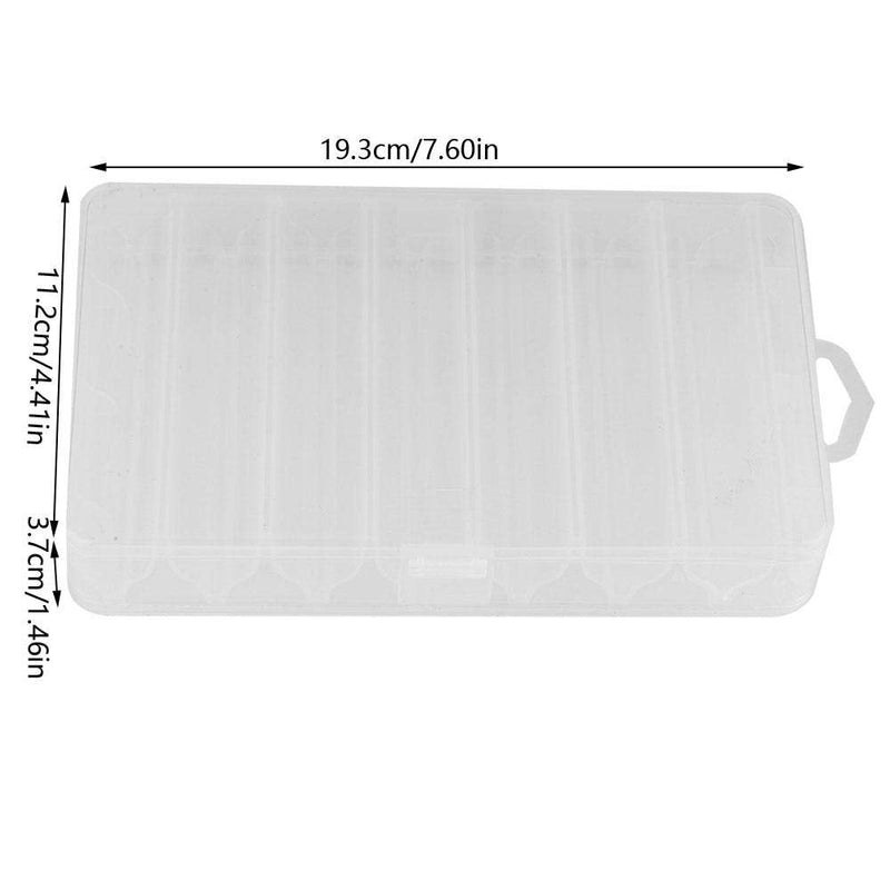 VGEBY Fishing Lure Box, Plastic Anti Lost Double Sided Lure