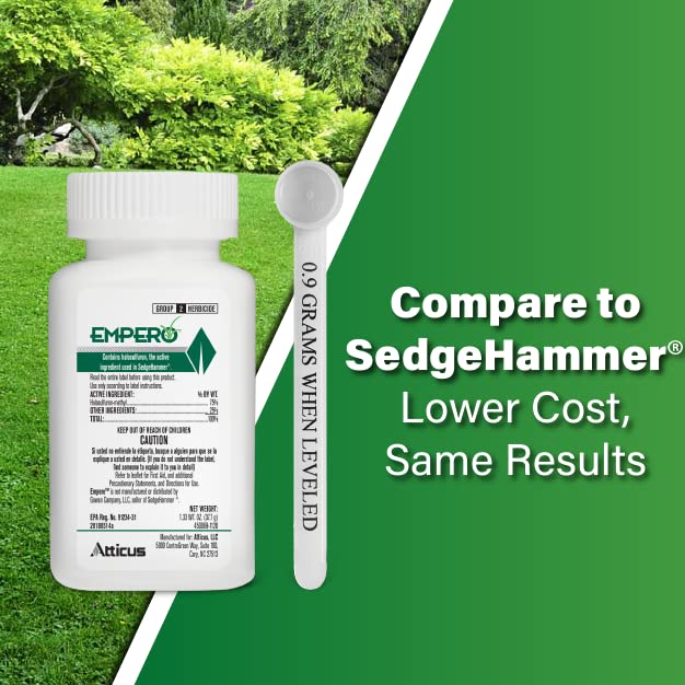 Empero Nutsedge Killer for Lawns (1.33 oz) - Halosulfuron Turf Herbicide - Kills Nut Grass in Established Lawns, Ornamental Turfgrass, & Landscape Areas - NewNest Australia