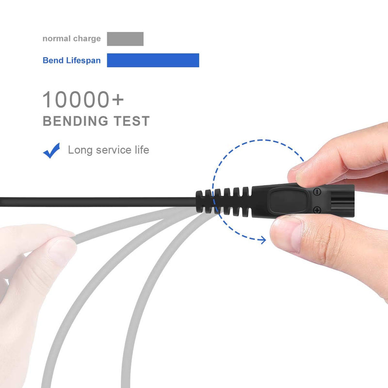 Charger for Philips One Blade QP2530 QP2630,AIEVE 8V USB Charger Charging Cable Power Cord for Philips Norelco Oneblade QP2530 QP2630 HQ850 HQ912 HQ913 HQ914 HQ915 HQ916 Hybrid Trimmer Shaver - NewNest Australia