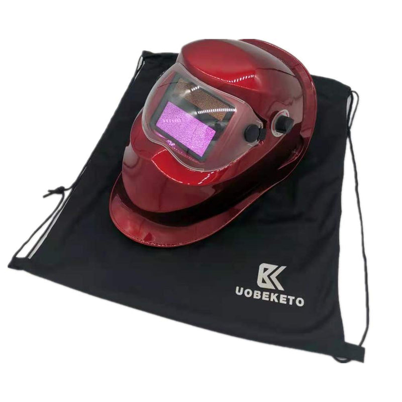 UOBEKETO Welding Helmet Mask Hood Storage Carrying Bag Drawstring Backpack with Drawstring Locking for Welding Motorcycle Bicycle Ski Equestrian Helmet (45x40cm) - NewNest Australia