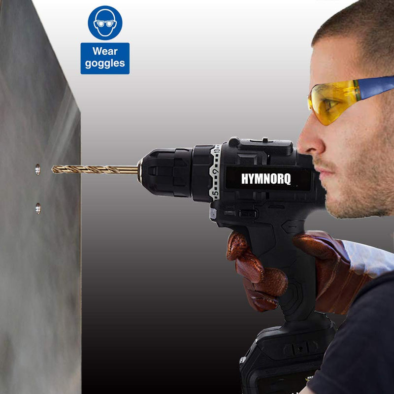 Hymnorq 7/32 Inch Fractional Size M35 Cobalt Steel Twist Drill Bit Set of 10pcs, Jobber Length and Straight Shank, Extremely Heat Resistant, for Drilling in Stainless Steel and Iron 7/32"(10pcs) - NewNest Australia