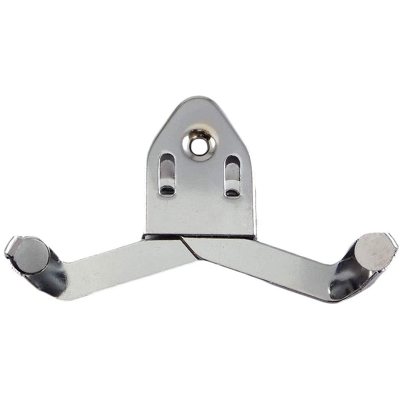 Mythrojan Metal Single Sword Vertical Wall Mount Universal Sword Holder Wall Display Silver (Set of 2) - NewNest Australia