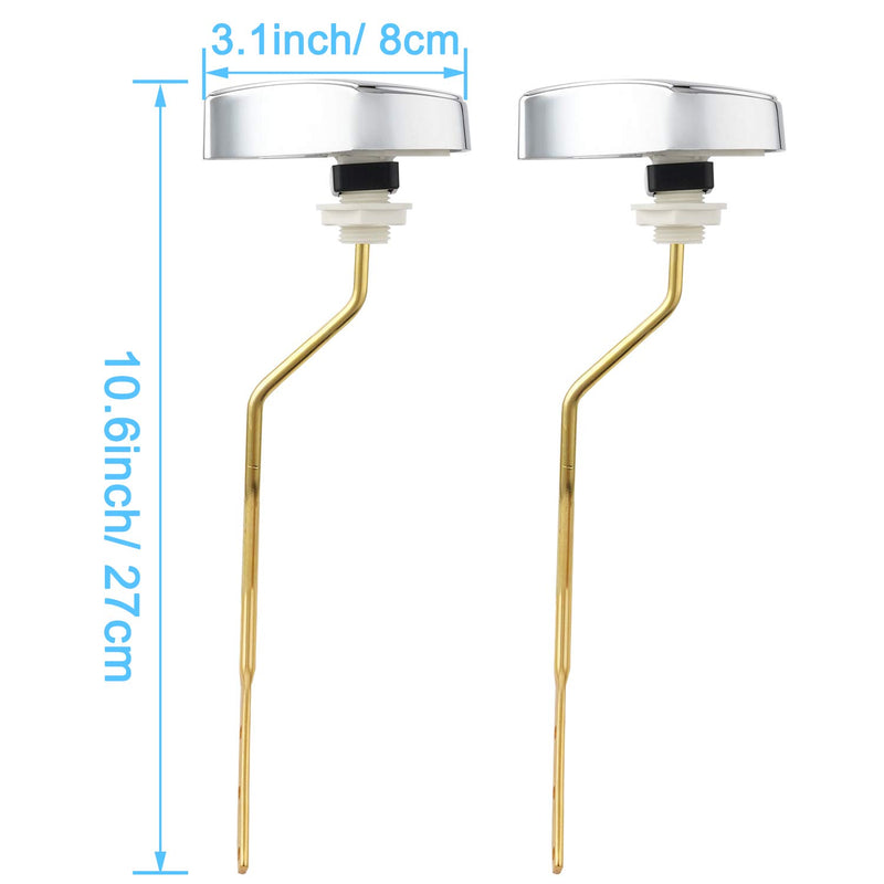 2 Pack Flush Tank Lever for TOTO THU068#CP Trip Lvr for St743S, Toilet Trip Lever in Polished Chrome - NewNest Australia