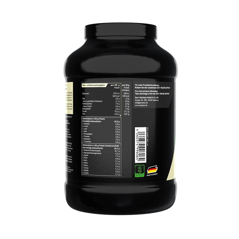 Zec + rice protein powder, vegan protein powder for optimal and pure plant protein supply, rice protein shake 1000 g - NewNest Australia