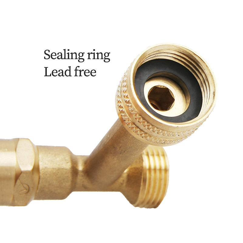 Watflow Water Hammer Arrestor, 2 Pack, Lead- Free Brass, 3/4"GHT Thread, Water Hammer Arrestor Washing Machine,Pressure reducer, Shock absorbtion - NewNest Australia