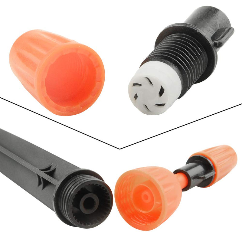 XINGYHENG 50Pcs(25Pairs) Micro Garden Irrigation Kit 360 Degree Adjustable Misting Drippers Atomizing Connector Spray Misting Dripped Closed Integral Emitter Nozzle Sprinkler Irrigation System - NewNest Australia