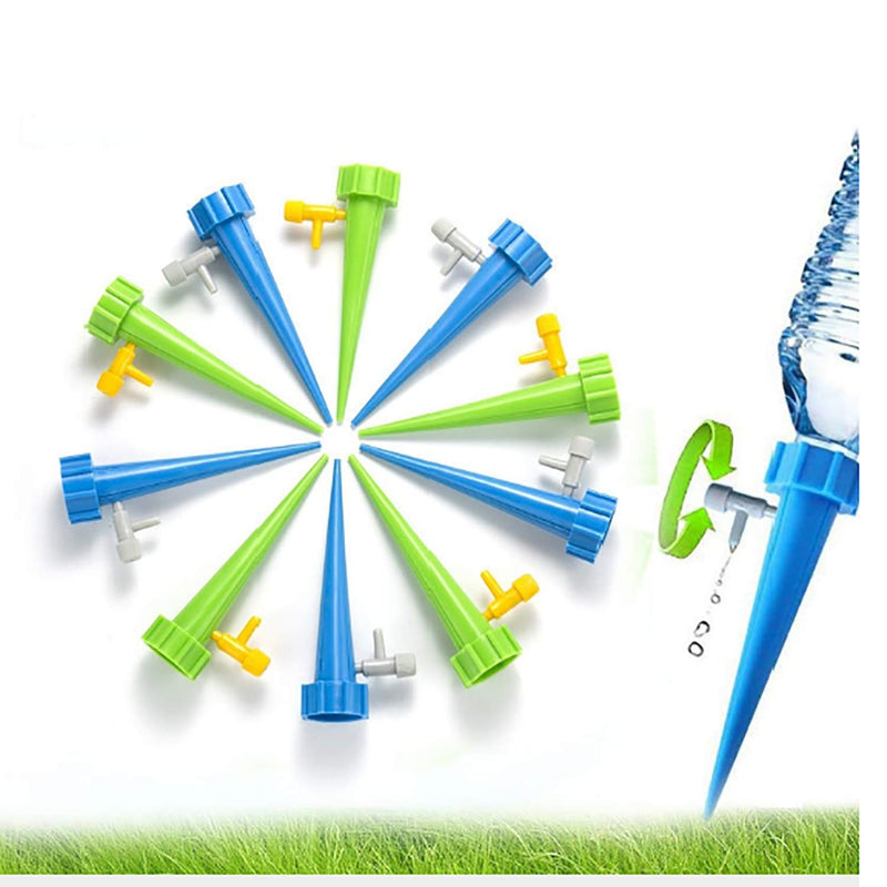 Sanyuan Plant Automatic Watering Device 12 Packs Garden Drip Irrigation Drip Plant Watering Pile Watering Tip Outdoor Indoor Potted Plant can be Adjusted to Slowly Release Drip Watering Device - NewNest Australia