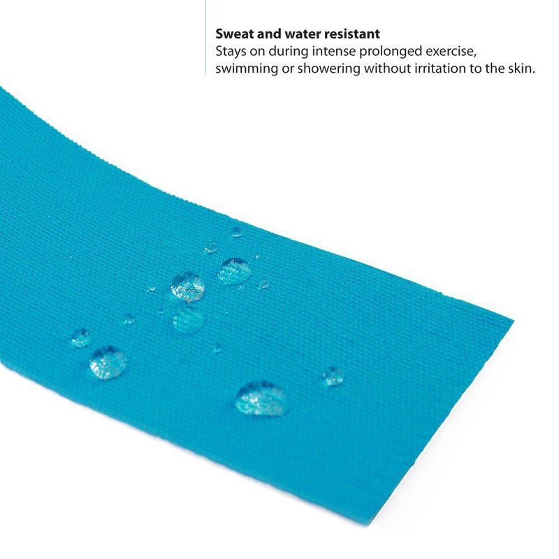 3-Pack Kinesiology Tape Pro Athletic Sports. Knee, Ankle, Muscle, Kinetic Sport Dynamic, Physical Therapy. Strong-Rock Breathable h2o Resist Cotton.Roll,Uncut,2in x 16.4ft.Bulk k Multi-Coloured - NewNest Australia