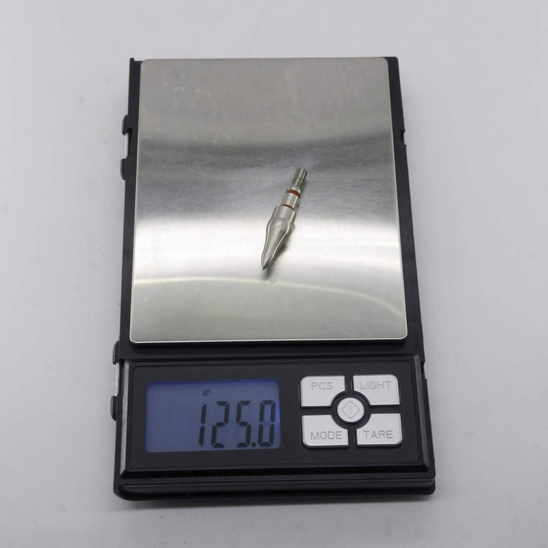maifield Stainless Steel Archery Field Points, Easy Pull Various Outside Diameter,85/100/125/150 Grains,Screw in Archery Field Tips 125 Gra" 5/16" Combo Shape, 125 Grain - NewNest Australia