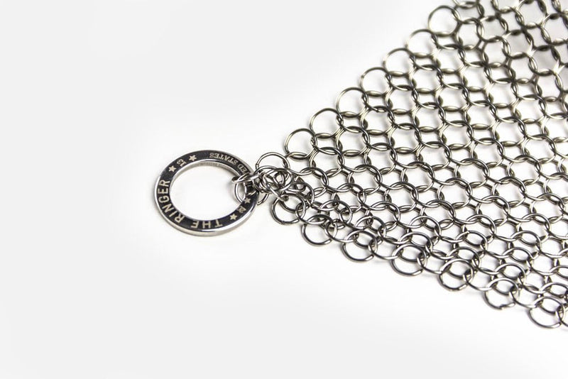The Ringer - The Original Stainless Steel Cast Iron Cleaner, Patented XL 8x6 Inch Design - NewNest Australia