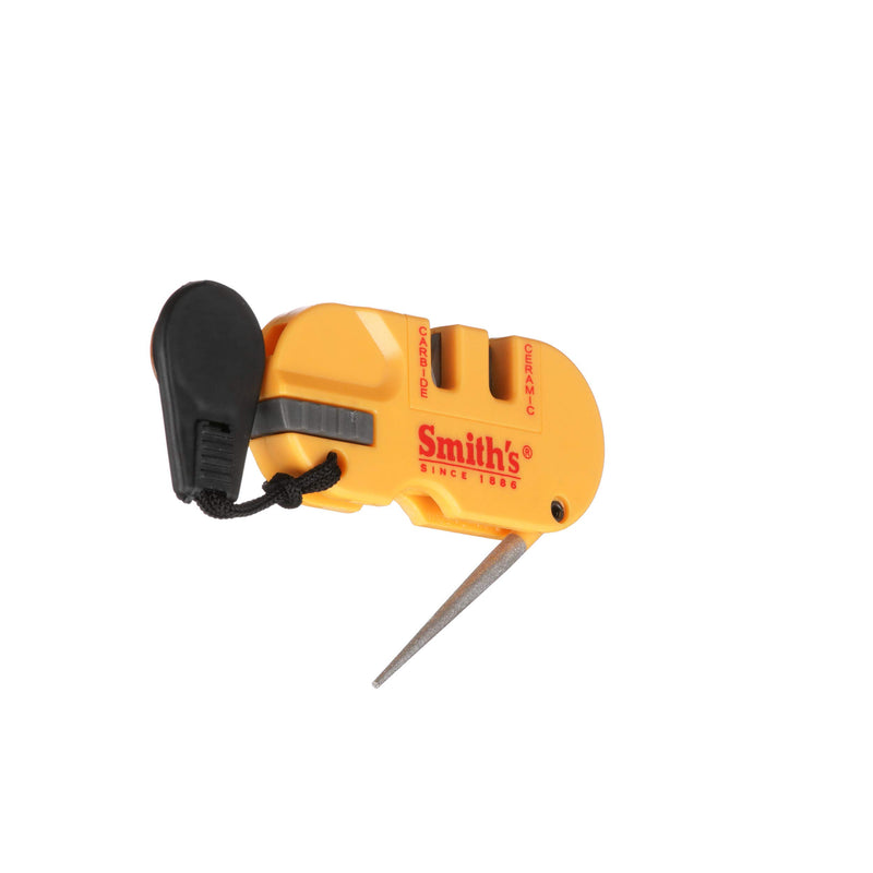 Smith's - S-50364 50364 Pocket Pal X2 Sharpener & Outdoors Tool Yellow - NewNest Australia