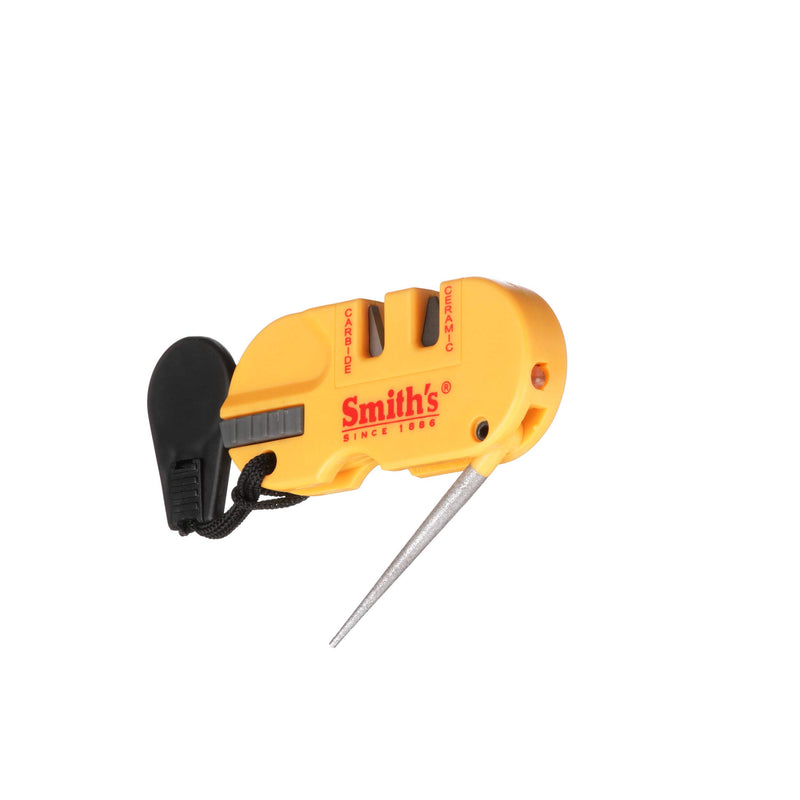Smith's - S-50364 50364 Pocket Pal X2 Sharpener & Outdoors Tool Yellow - NewNest Australia