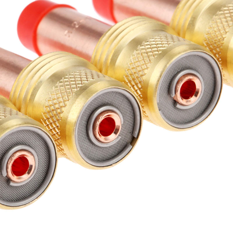 Mtsooning 45V27 Gas Lens Collet Body for WP-17/18/26 TIG Welding Torch, 1/8" 3.2mm TIG Welding Accessories(5PCS) - NewNest Australia
