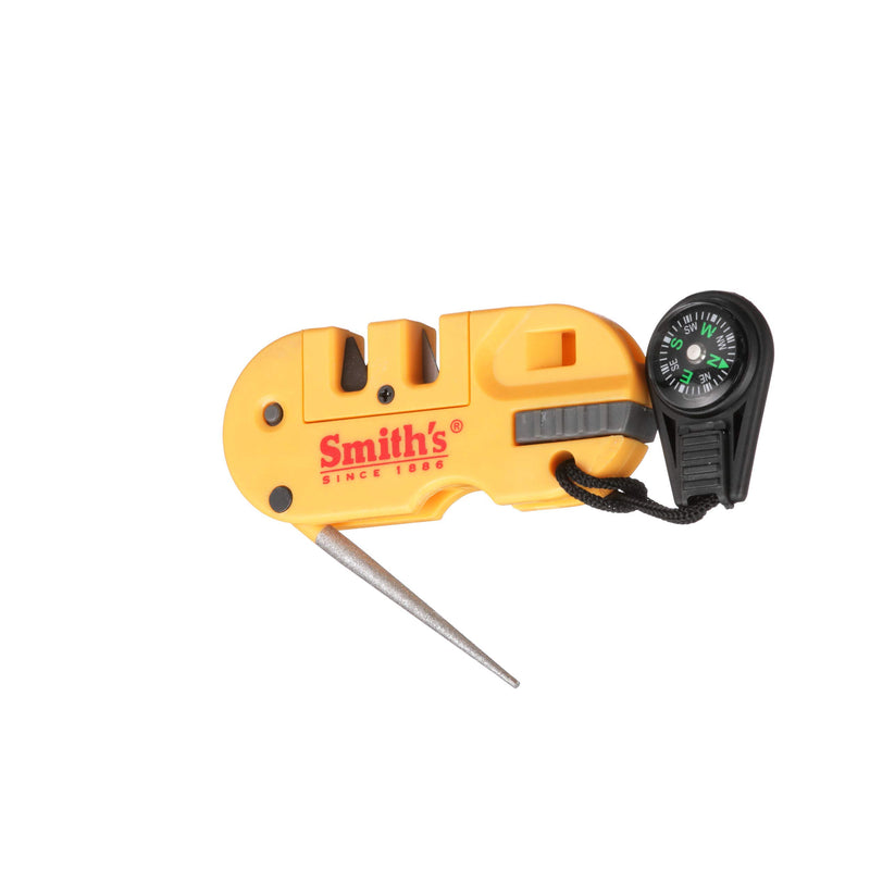 Smith's - S-50364 50364 Pocket Pal X2 Sharpener & Outdoors Tool Yellow - NewNest Australia