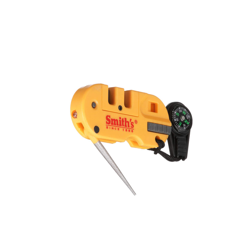 Smith's - S-50364 50364 Pocket Pal X2 Sharpener & Outdoors Tool Yellow - NewNest Australia