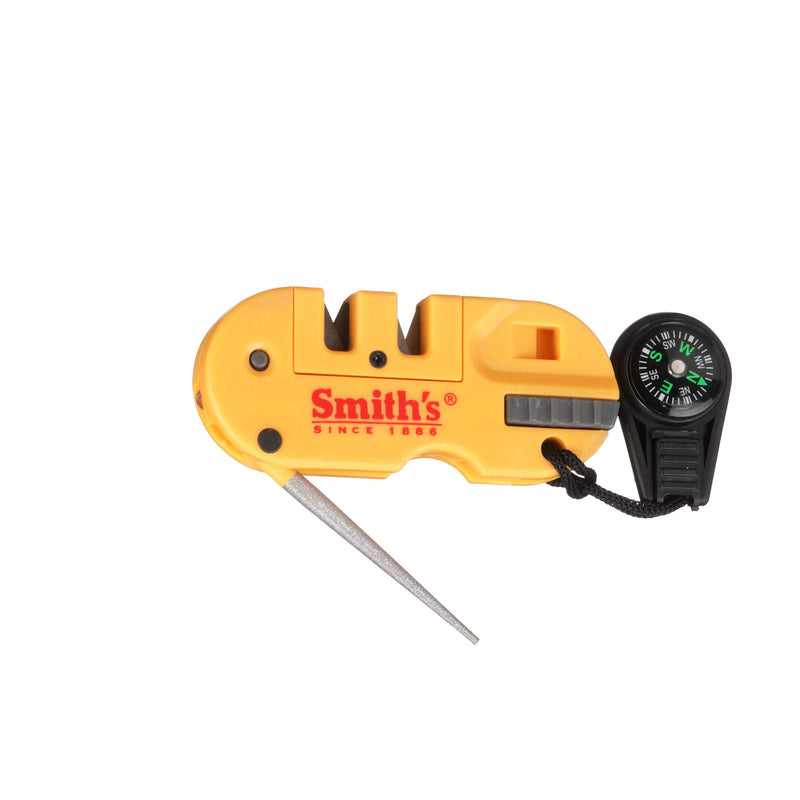 Smith's - S-50364 50364 Pocket Pal X2 Sharpener & Outdoors Tool Yellow - NewNest Australia