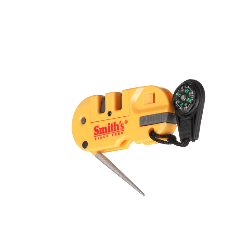 Smith's - S-50364 50364 Pocket Pal X2 Sharpener & Outdoors Tool Yellow - NewNest Australia