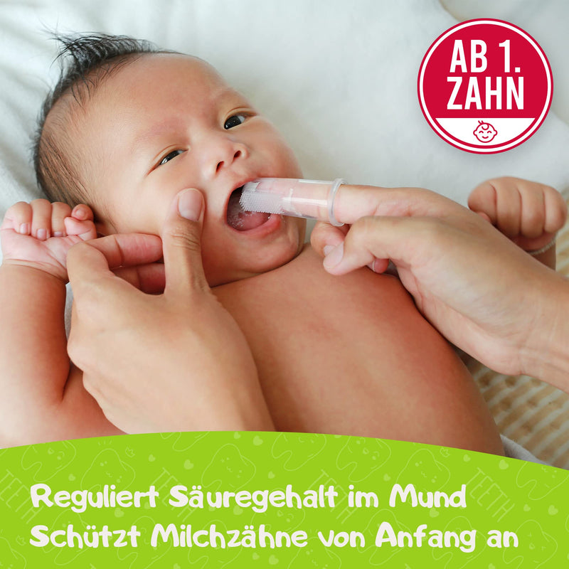 Oral7 Tiny Teeth. Baby Toothpaste With The Enzymes Of Breast Milk For Less Tooth Caries. With Free Fingerling. Toothpaste Baby With Great Apple Flavor. Toothpaste For Babies (6-24 Months) - NewNest Australia