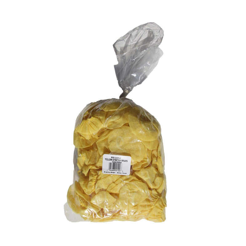 NewNest Australia - Regency Wraps Yellow Stretch Wraps Covers for Lemon Halves and wedges bag of 100, 2 inches