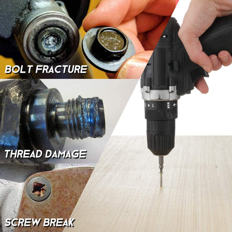Damaged&Stripped Screw Extractor Remover Tool and Drill Bit Set. Broken Bolt Extractor and Screw Remover Set of 6 Pcs - NewNest Australia