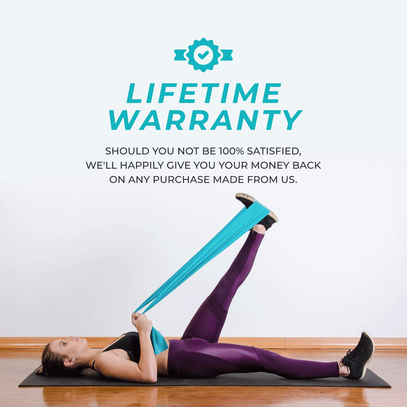 Coresteady Resistance Band For Men & Women - Exercise Band to Build Strength, Flexibility, Muscle & Tone - For Fitness, Stretching, Pilates, Physio & Yoga - With Exercise Guide 6. 3 SET 2 Metre - NewNest Australia