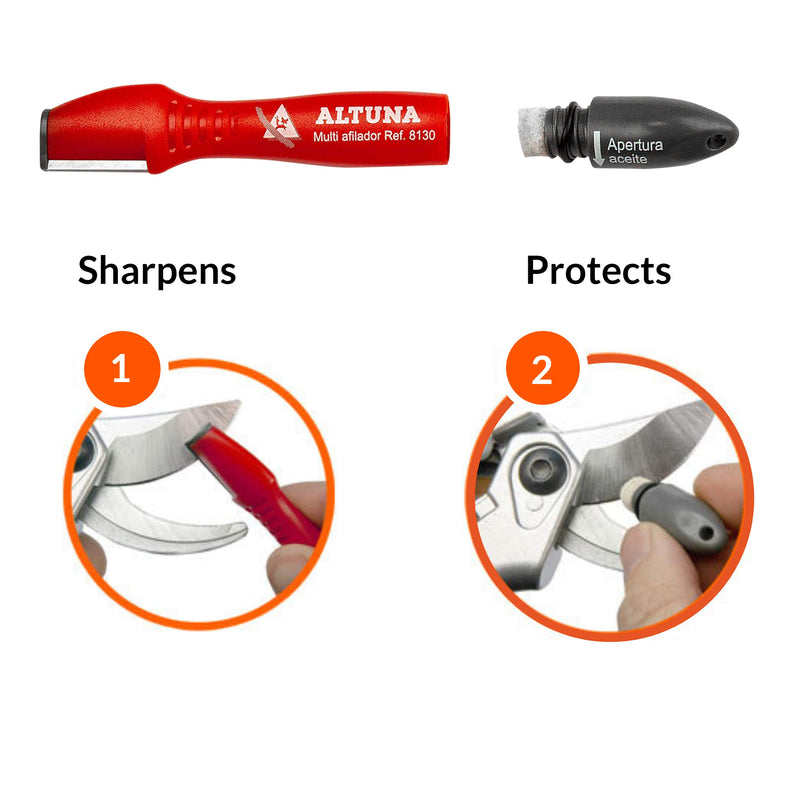 Altuna Pocket Blade Sharpener | Professional Garden Tool for Pruning Shears, Hedge Scissor & Loppers - NewNest Australia