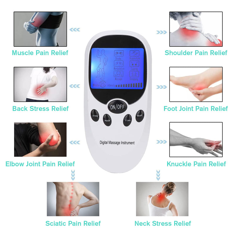 GAESHOW TENS Machine for Pain Relief Unit Muscle Stimulator, Dual