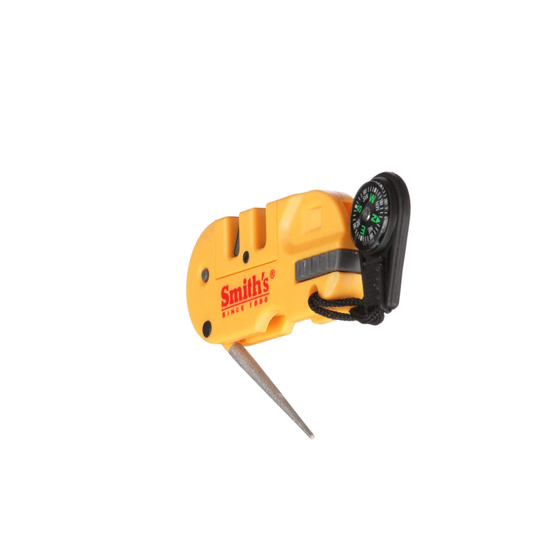 Smith's - S-50364 50364 Pocket Pal X2 Sharpener & Outdoors Tool Yellow - NewNest Australia