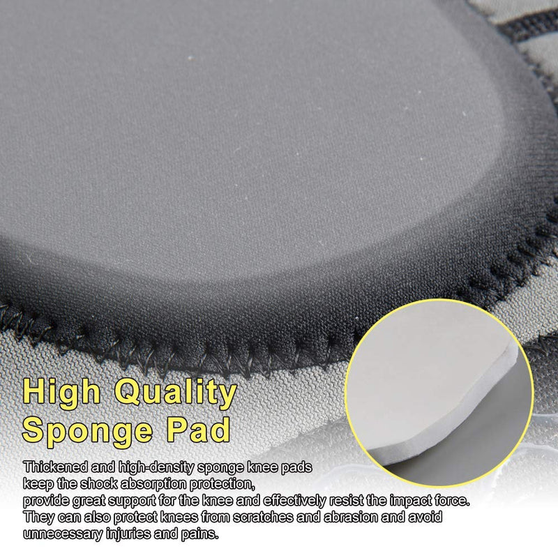 HUEGLO Dance Knee Pads for Volleyball for Girls,Soft Sponge Knee Pads for Avoid Floor Burns & Bruising,1Pair,X-Large Black X-Large - NewNest Australia