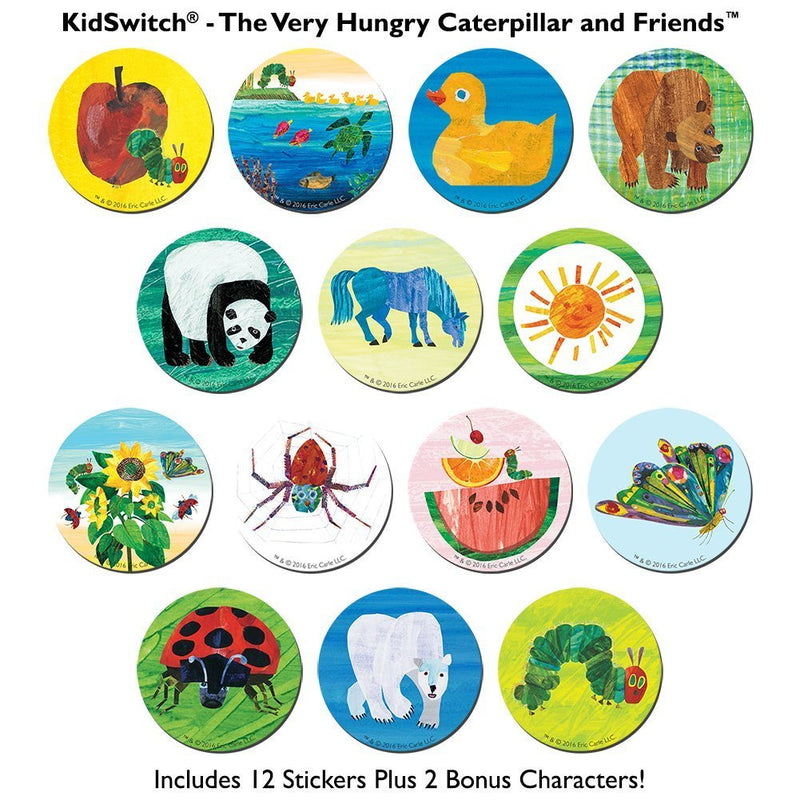 KidSwitch Light Switch Extender 3 Pack The World of Eric Carle