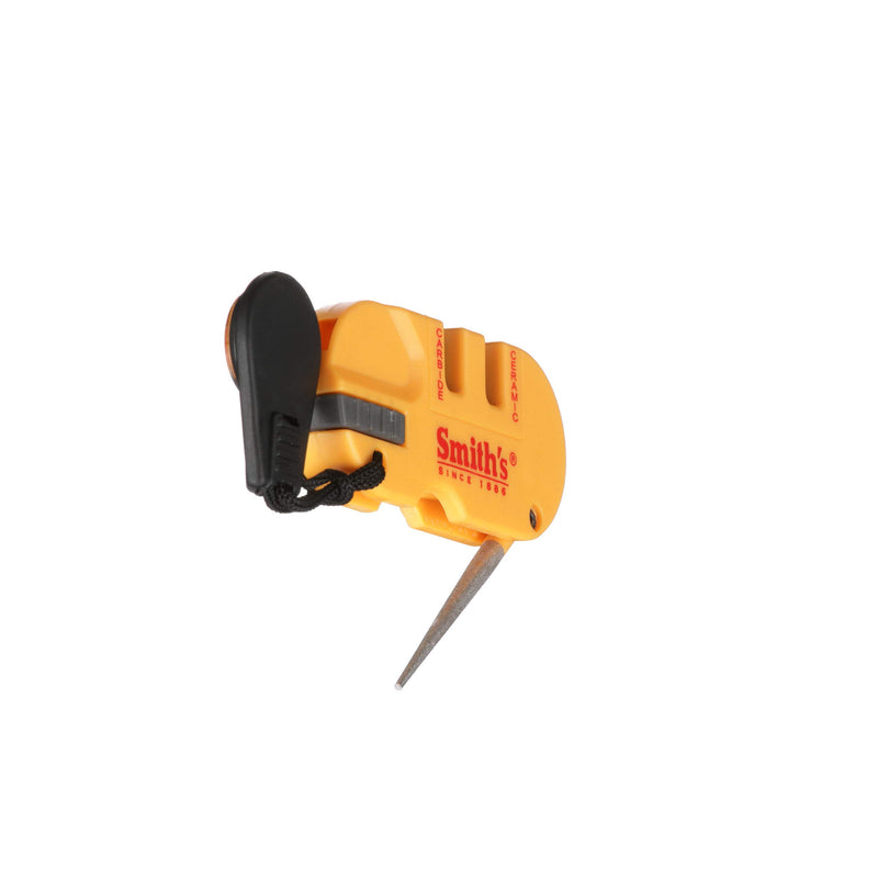 Smith's - S-50364 50364 Pocket Pal X2 Sharpener & Outdoors Tool Yellow - NewNest Australia